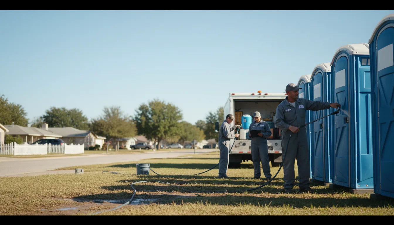 Long-Term Portable Toilet Rental in Western Grove, AR near me